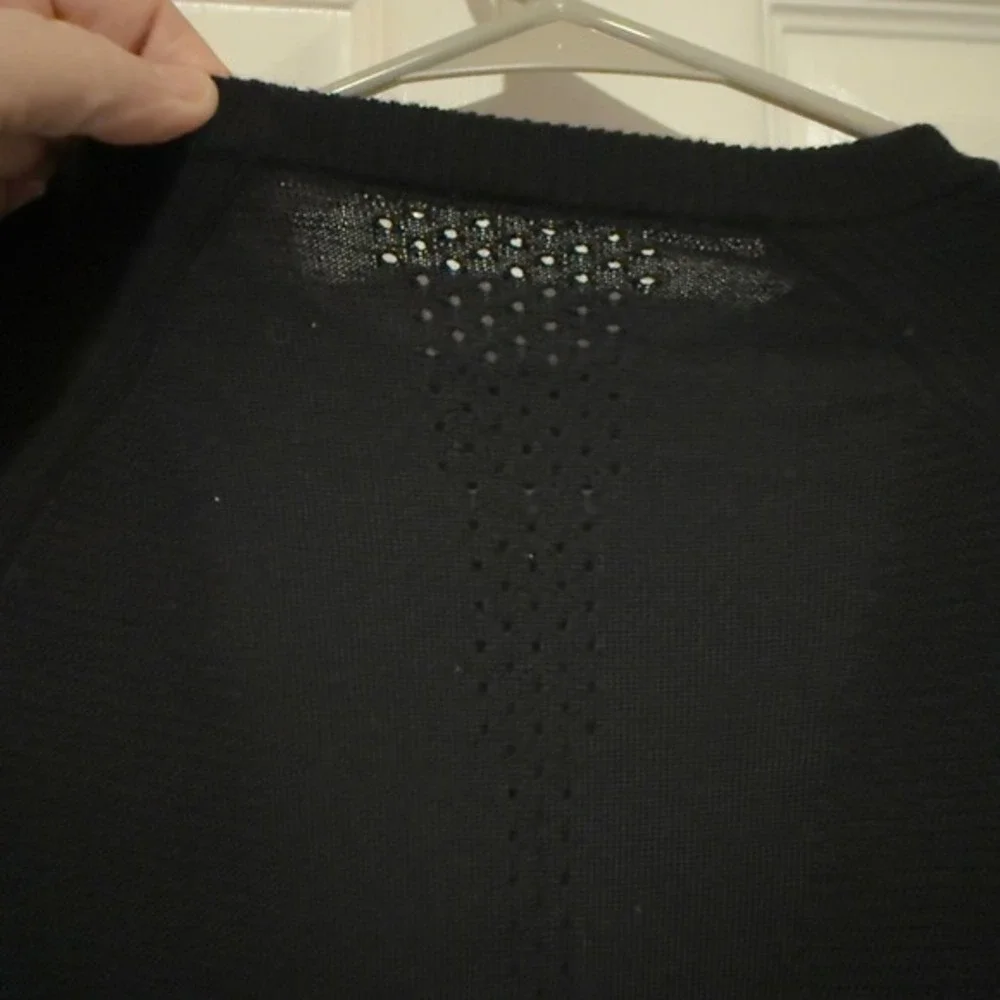 Lululemon Black Ribbed Knit Pullover Sweater | XS–S‎